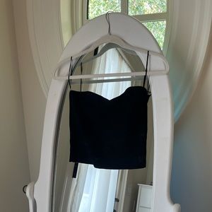 Urban outfitters ribbed black tube top